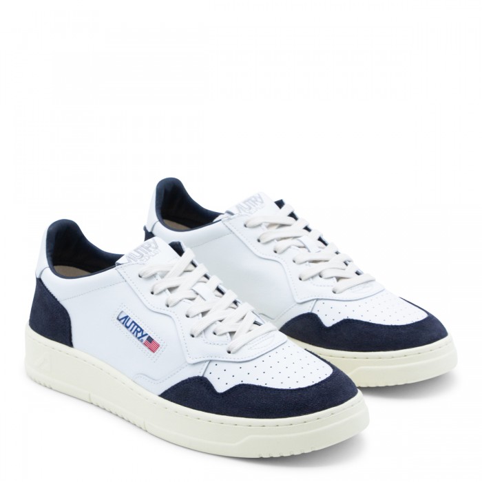 WHITE AND BLUE LEATHER... 2