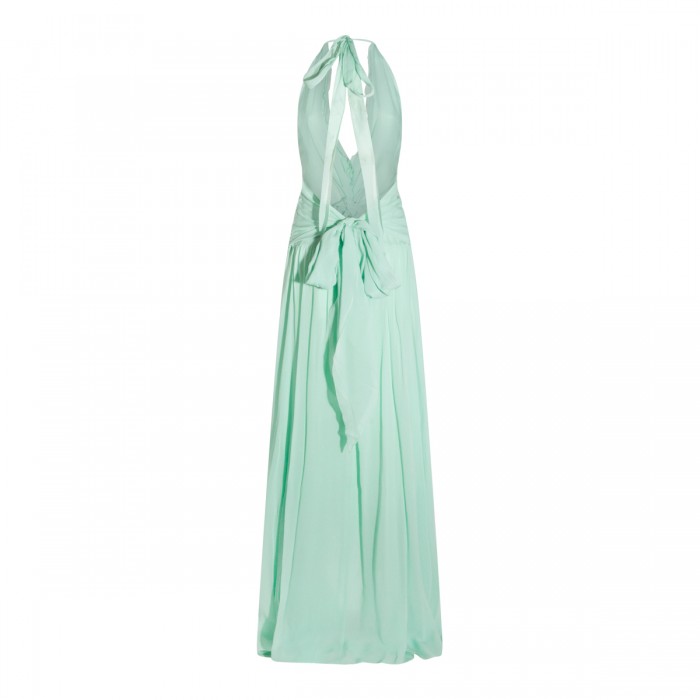 LIGHT GREEN VISCOSE DRESS 2
