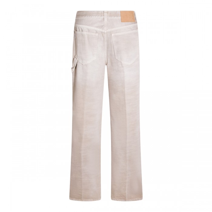 WHITE COTTON JEANS 2