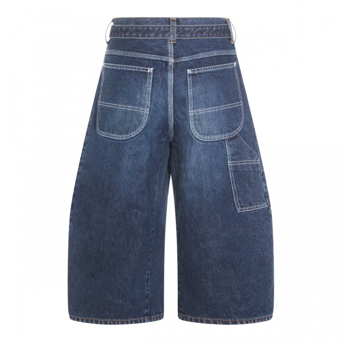 BLUE COTTON SHORTS 2