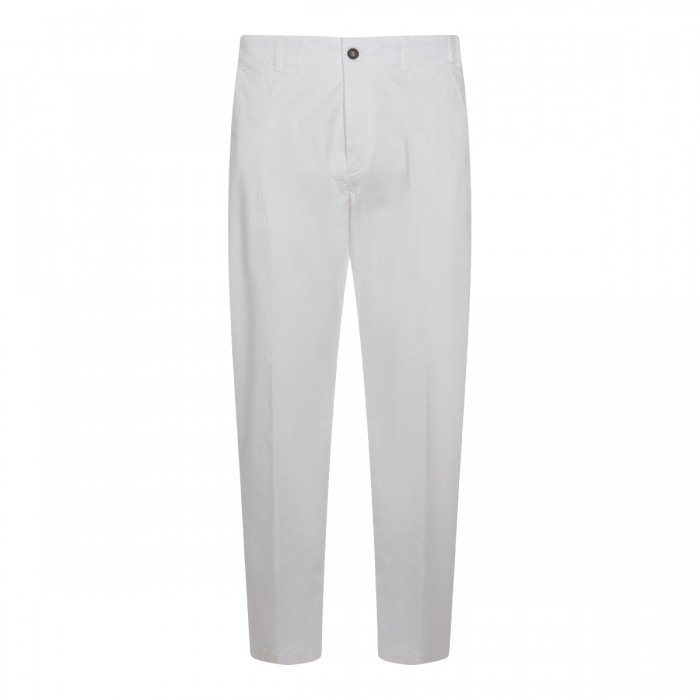 WHITE COTTON PANTS
