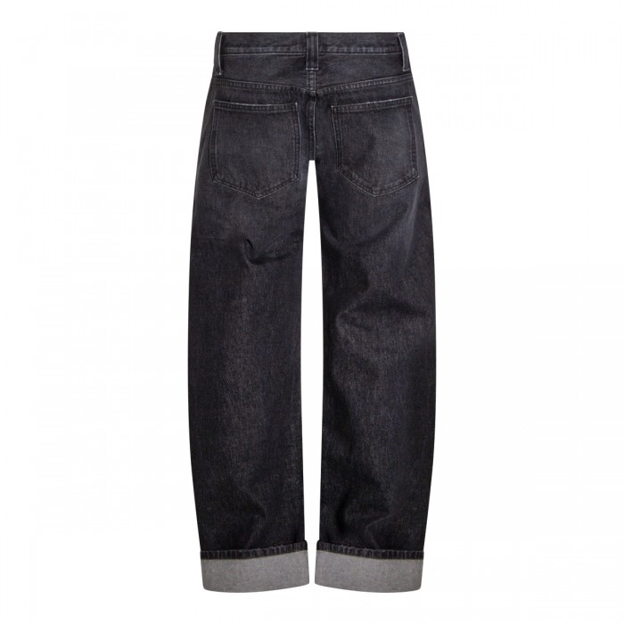 BLACK COTTON JEANS 2