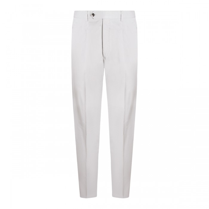 WHITE COTTON PANTS