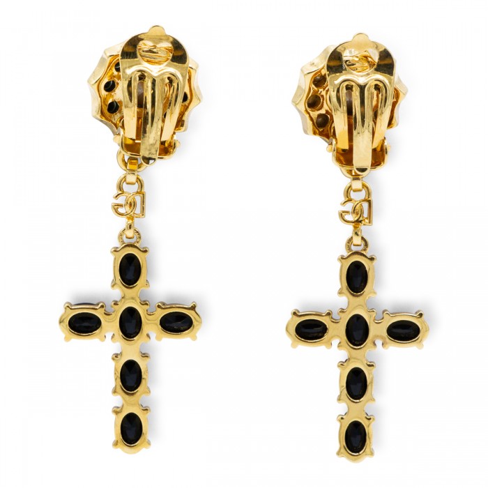 BLACK AND GOLD EARRINGS 2