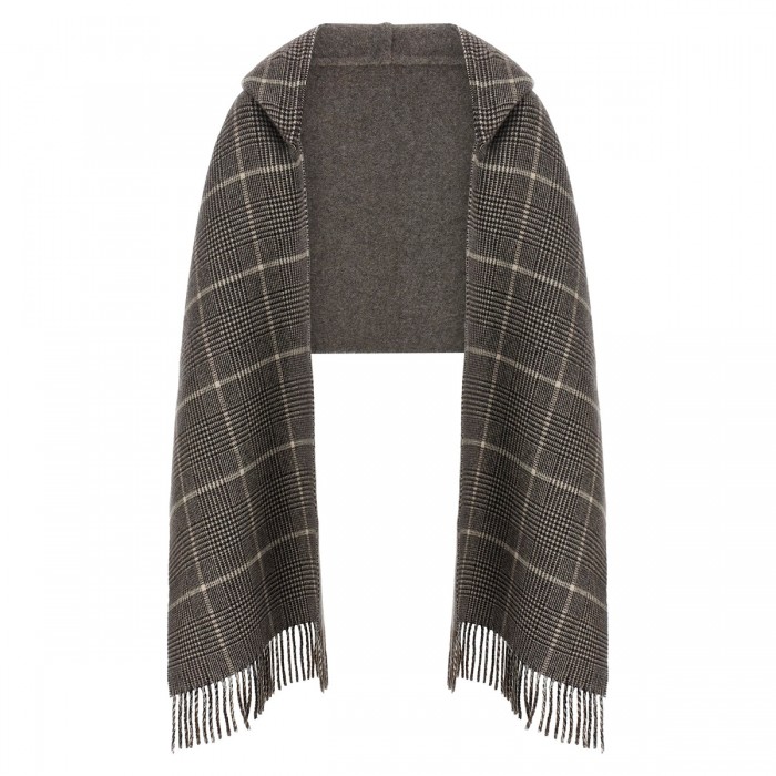 BROWN CASHMERE SCARF