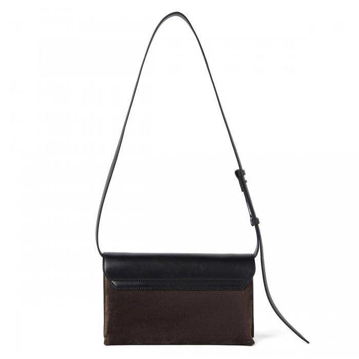 BLACK LEATHER CROSSBODY BAG 2