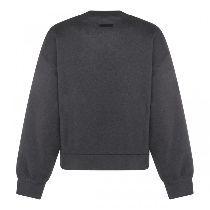 DARK GREY COTTON SWEATSHIRT 2