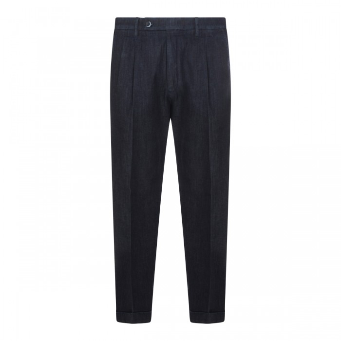 DARK BLUE COTTON PANTS