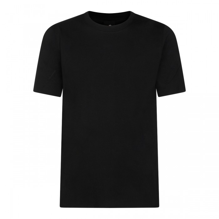 BLACK COTTON T-SHIRT