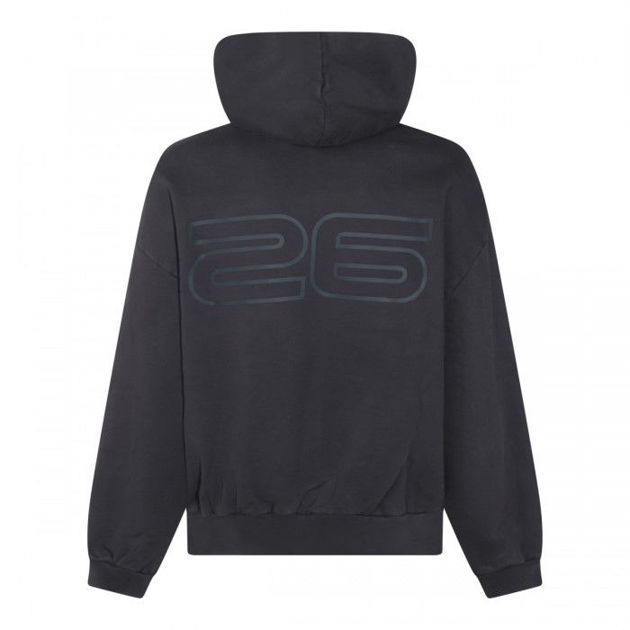 BLACK COTTON SWEATSHIRT 2