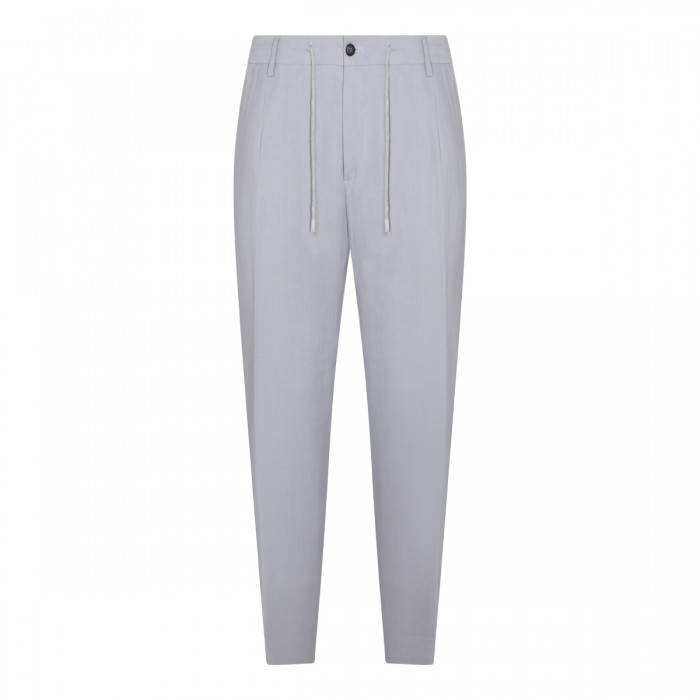 LIGHT BLUE COTTON PANTS
