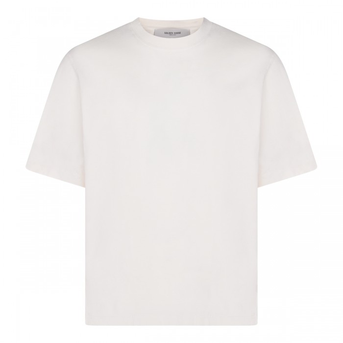 WHITE COTTON T-SHIRT