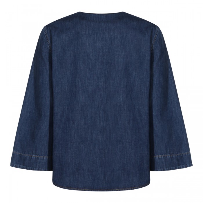 MEDIUM BLUE DENIM TOP 2