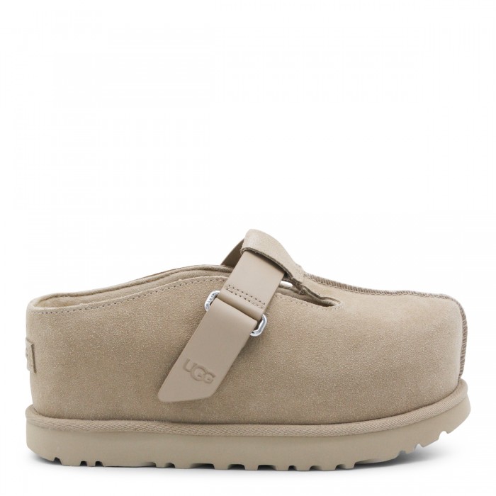 SAND GOLDENSTAR HIGH CLOGS