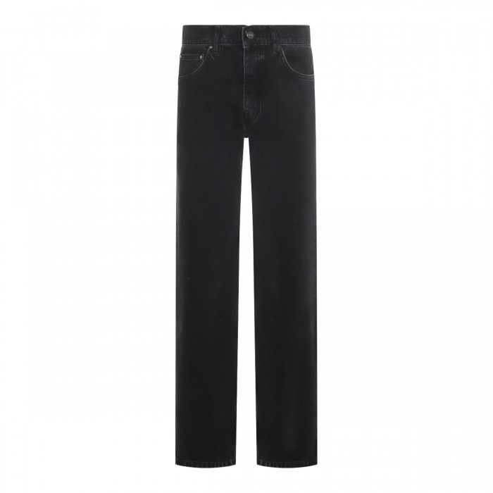 BLACK COTTON DENIM JEANS