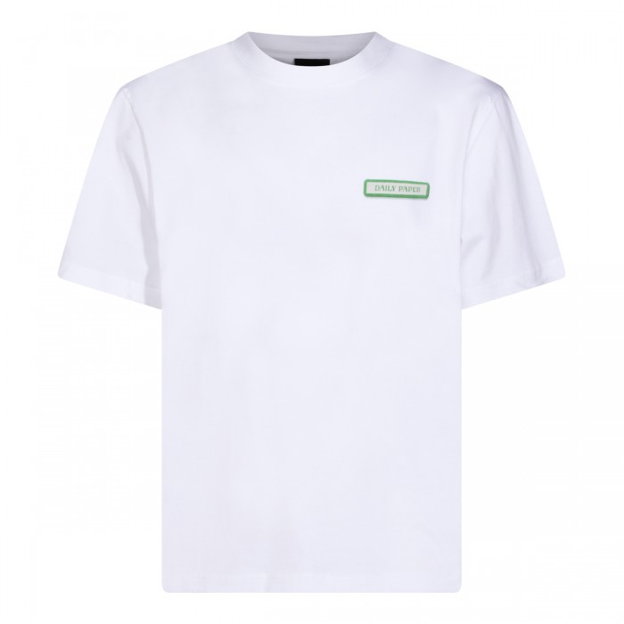 WHITE COTTON T-SHIRT