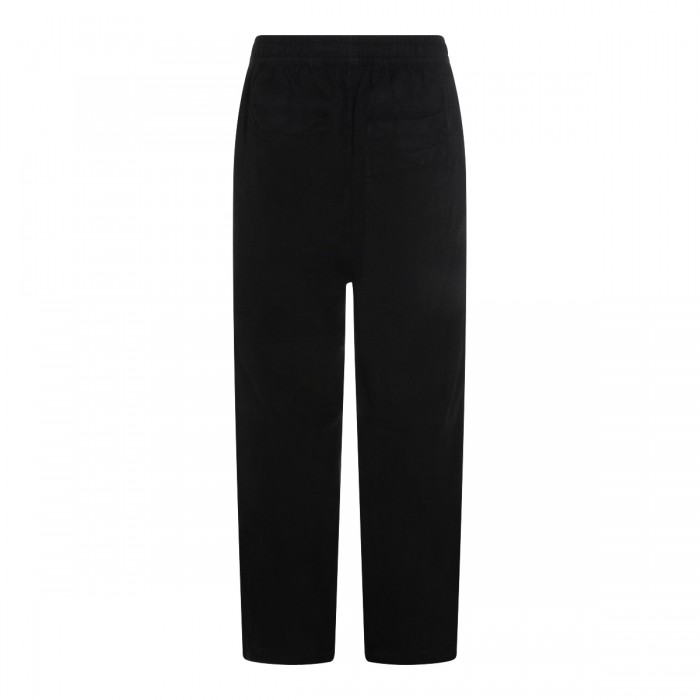 BLACK LINEN PANTS 2
