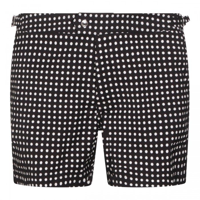 BLACK AND WHITE BEACHWEAR