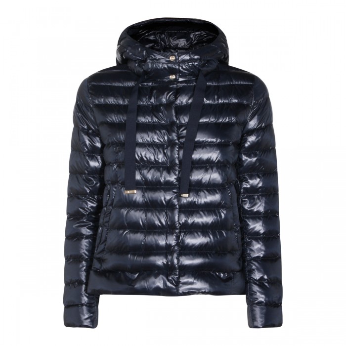 NAVY PUFFER DOWN JACKET