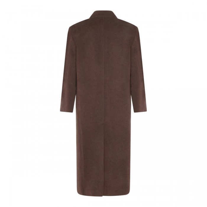 BROWN WOOL COAT 2