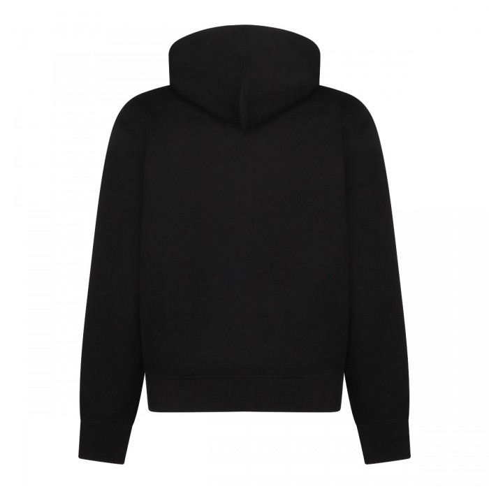 BLACK COTTON SWEATSHIRT 2