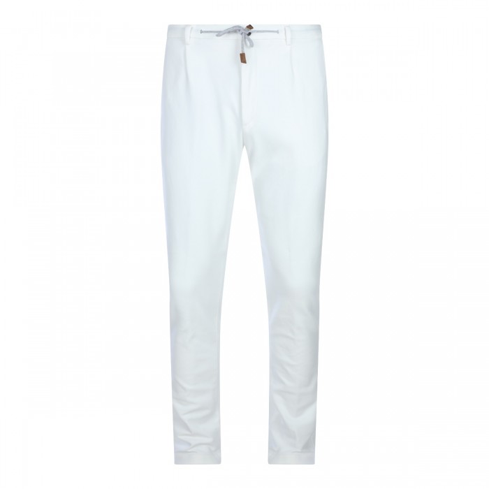 WHITE COTTON PANTS
