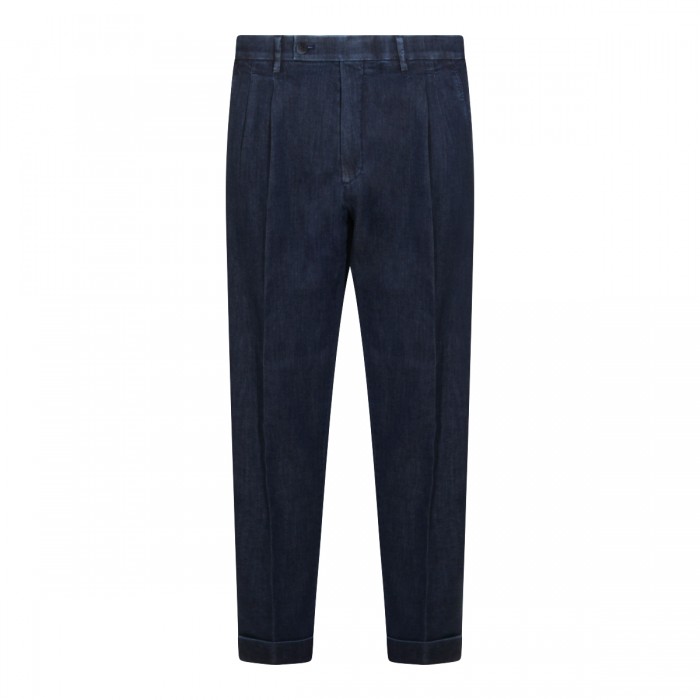 BLUE COTTON PANTS