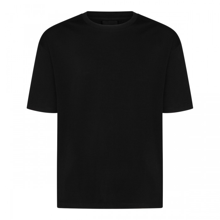 BLACK COTTON T-SHIRT
