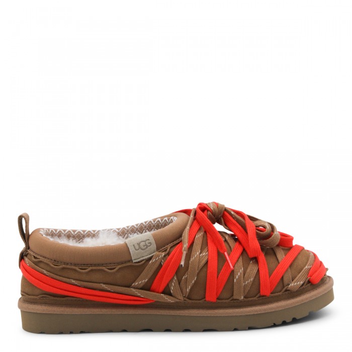 CHESTNUT TASMAN LACE FLATS