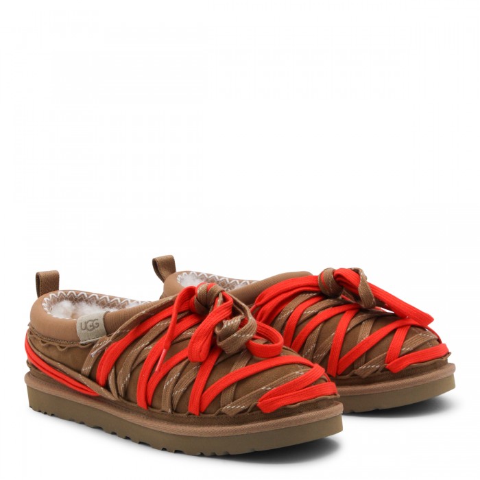 CHESTNUT TASMAN LACE FLATS 2