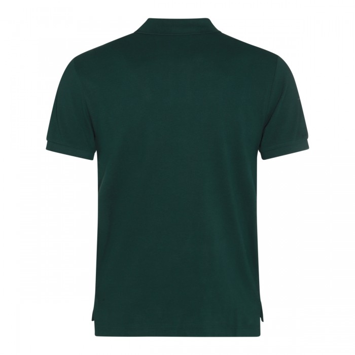 GREEN COTTON POLO SHIRT 2