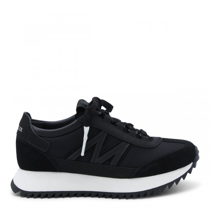 BLACK LOGO SNEAKERS