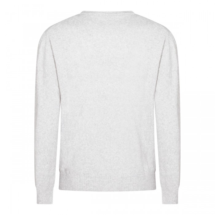 PEARL GREY COTTON KNITWEAR 2