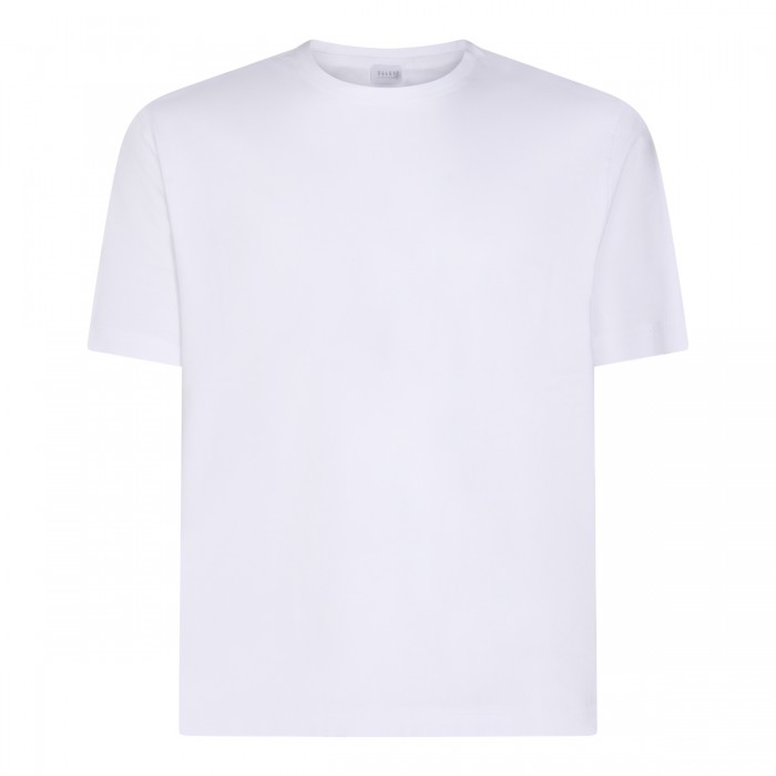 WHITE COTTON T-SHIRT