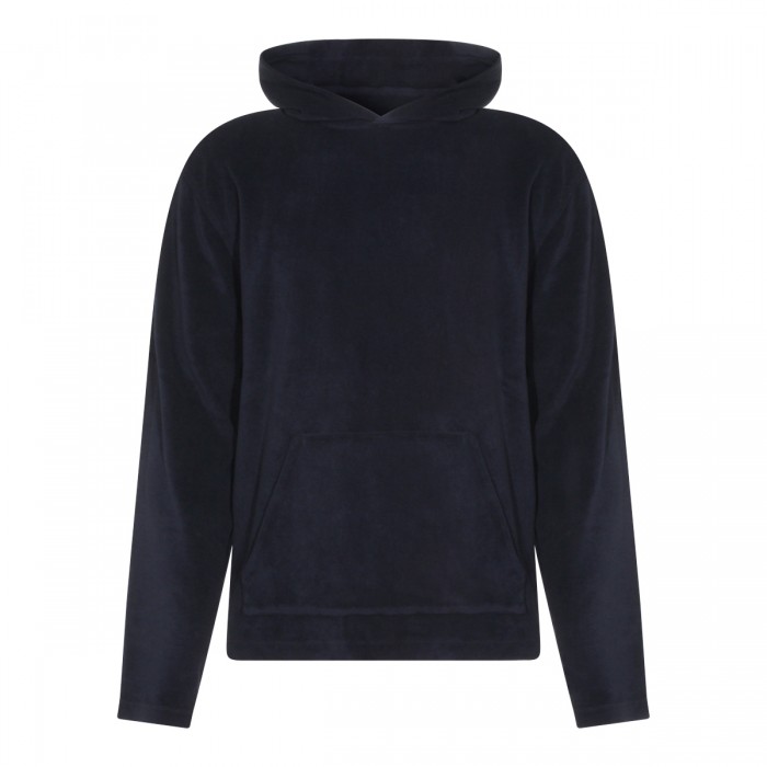BLACK COTTON SWEATSHIRT