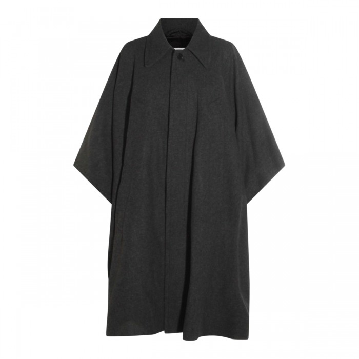 DARK GREY WOOL CAPES