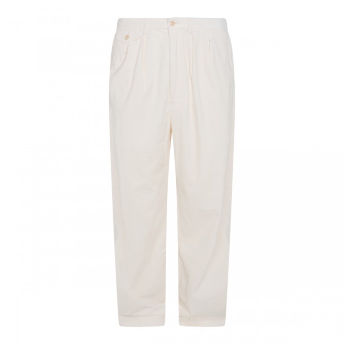WHITE COTTON PANTS