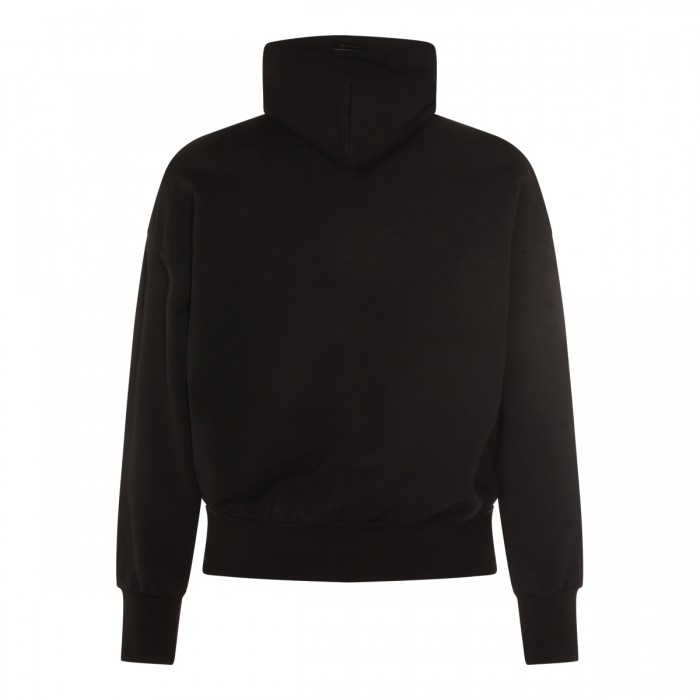 BLACK COTTON SWEATSHIRT 2