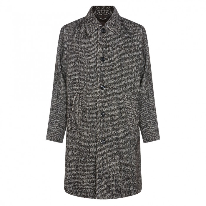 GREY WOOL FRANCO COAT