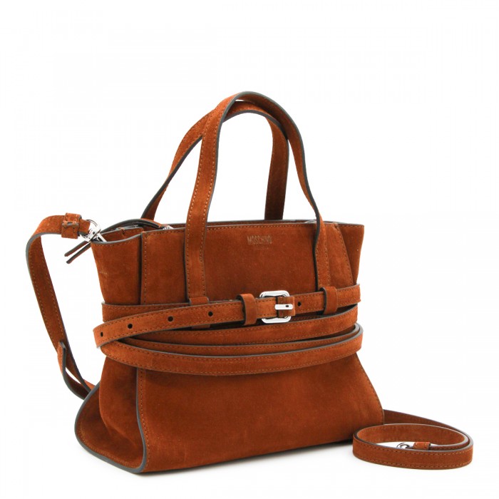 BROWN LEATHER TIE ME TOP... 2