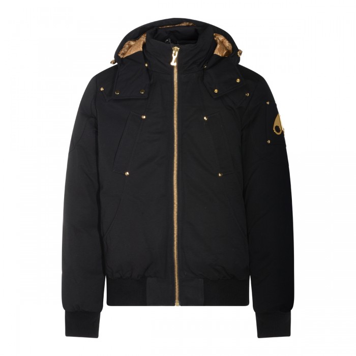 BLACK COTTON CASUAL JACKET