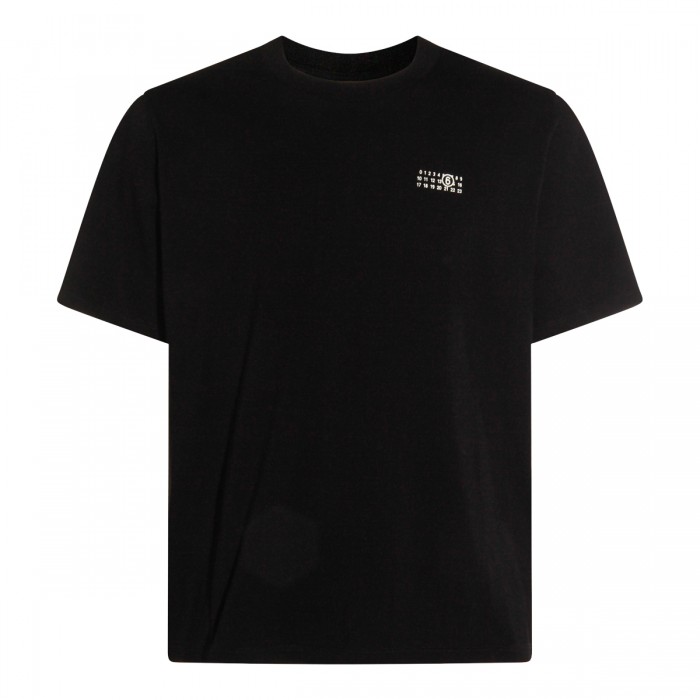 BLACK COTTON T-SHIRT