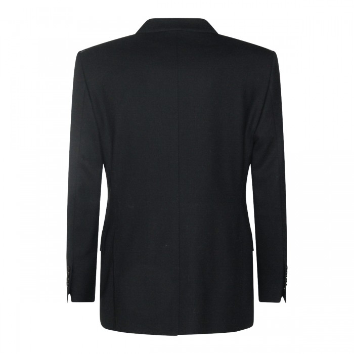 BLACK WOOL BLAZER 2