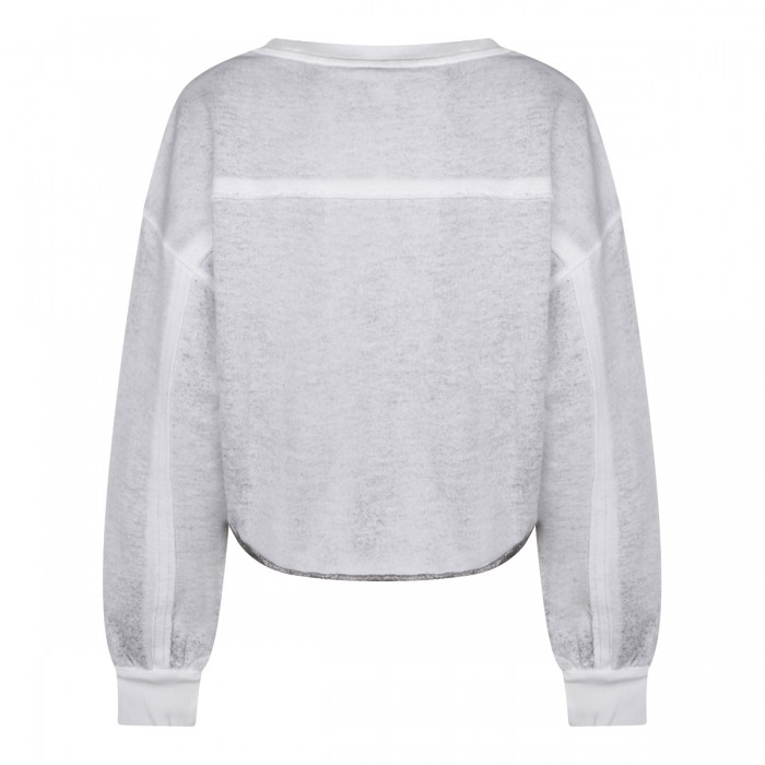 SPRAY GREY COTTON SWEATSHIRT 2
