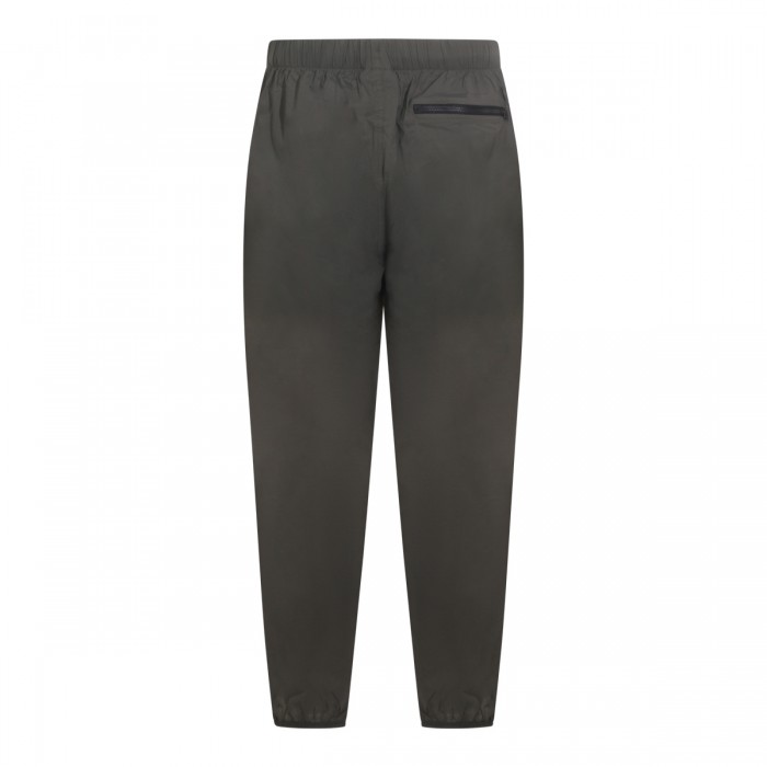 DARK GREEN NYLON PANTS 2