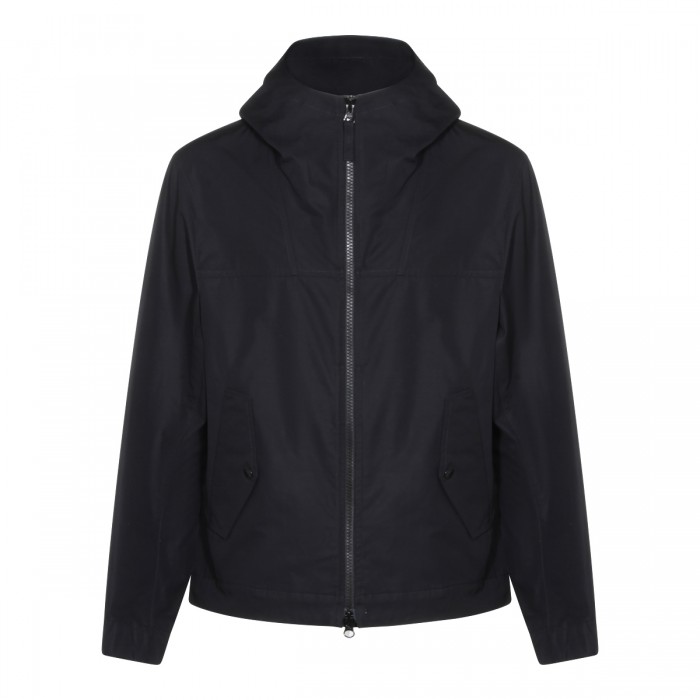 BLACK COTTON CASUAL JACKET