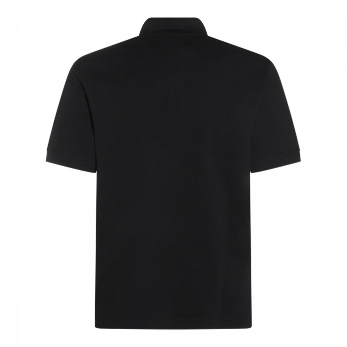 BLACK COTTON POLO SHIRT 2