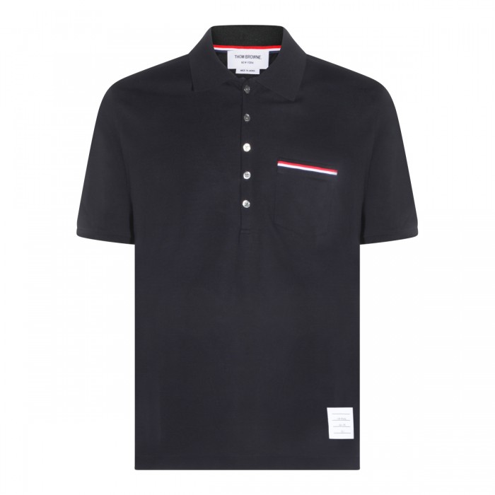 NAVY BLUE COTTON POLO SHIRT