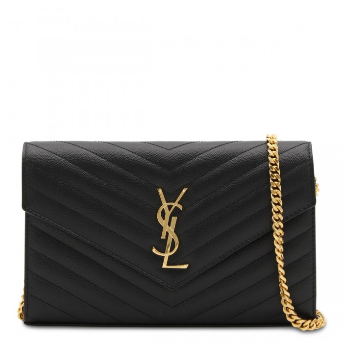 BLACK LEATHER MINI BAG