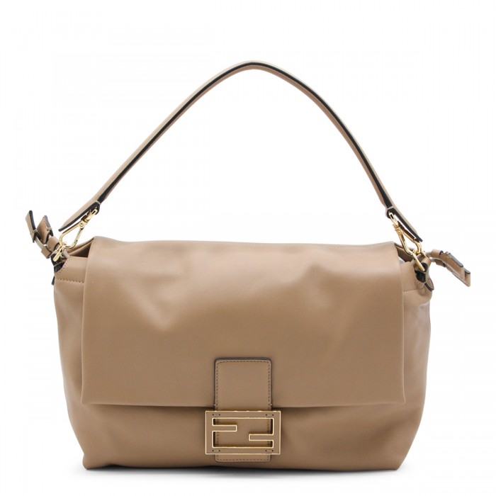 BEIGE LEATHER LARGE MAMMA...